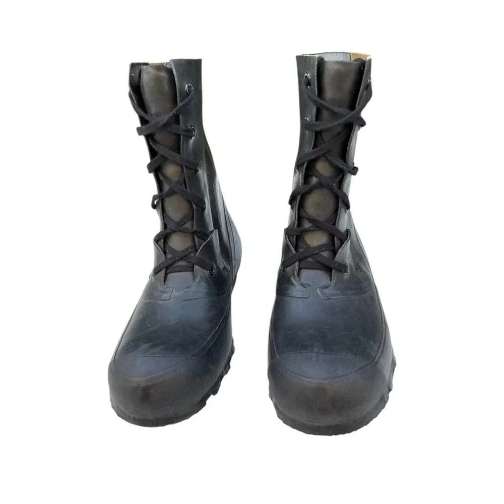 Hood QMC‎ Mens 9R Black Rubber  Cold Weather Boots US Military Surplus